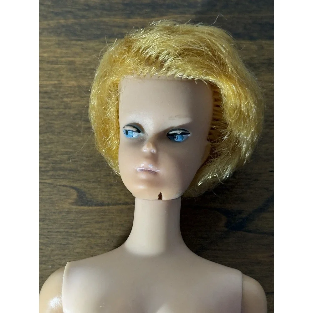 Vintage 1962 Midge Barbie Doll Straight Leg Blonde Hair Mattel Patented⁠ Parts - Picture 3 of 13